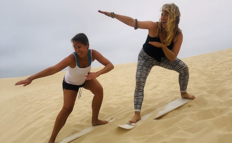 Sand Surfing Ana Bay