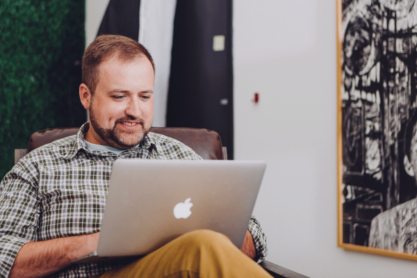 Man on laptop